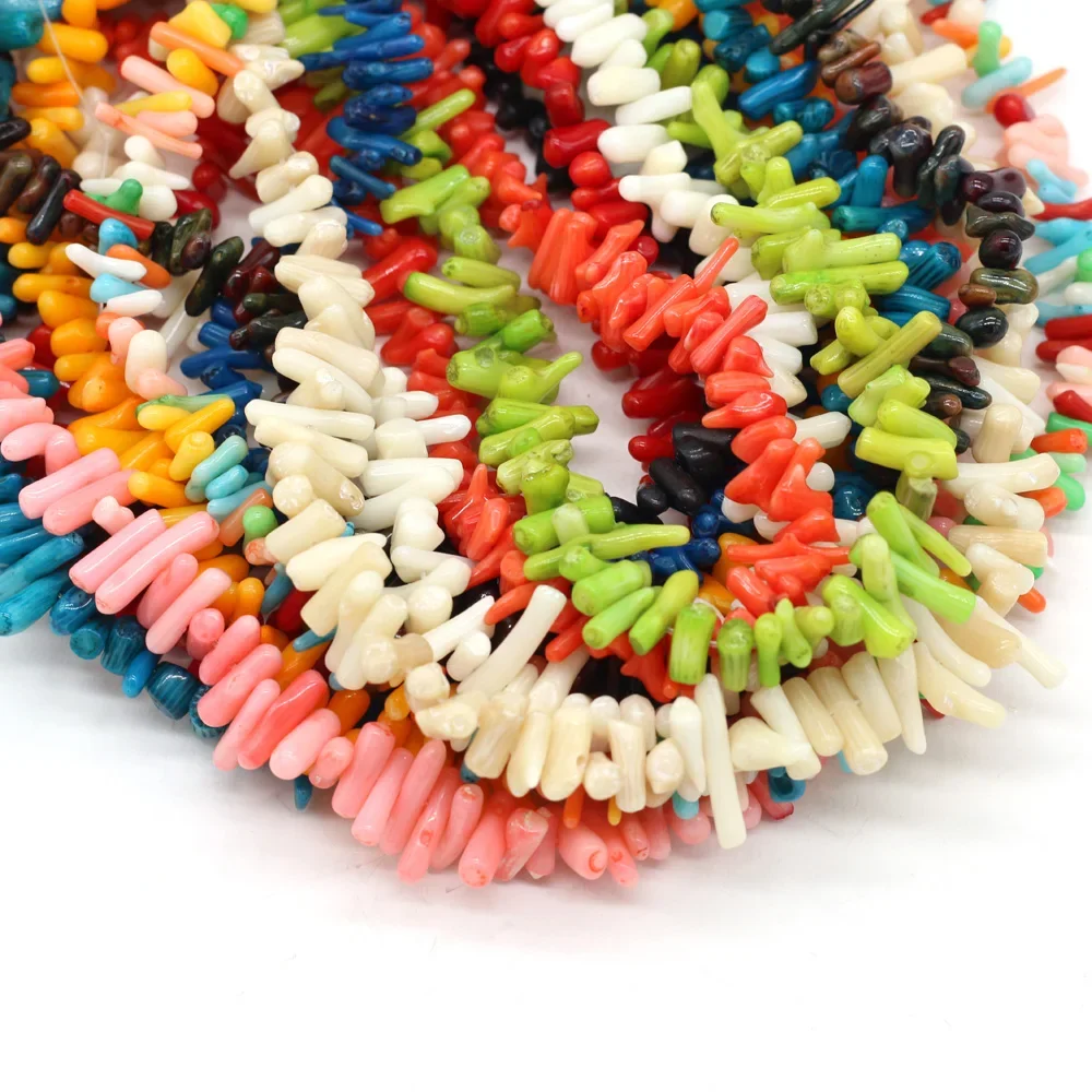 Natural Stone Beads Natural Stone coral beads irregular shape loose beads isolation For Jewelry Making DIY for bracelet necklace Accessories