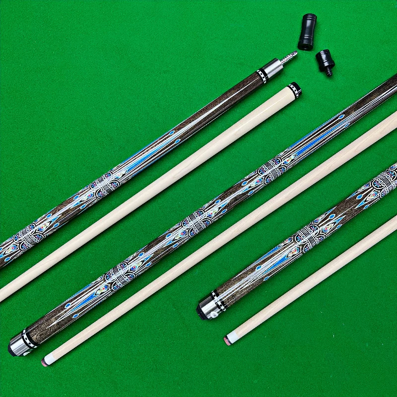 Maple Pool Cue with 8-Point Connector and Stainless Steel Ferrule - Professional Digital Watermark Design - Includes Interface P mig welding panel adapter copper fast wire feeding professional central connector replacement euro panels socket