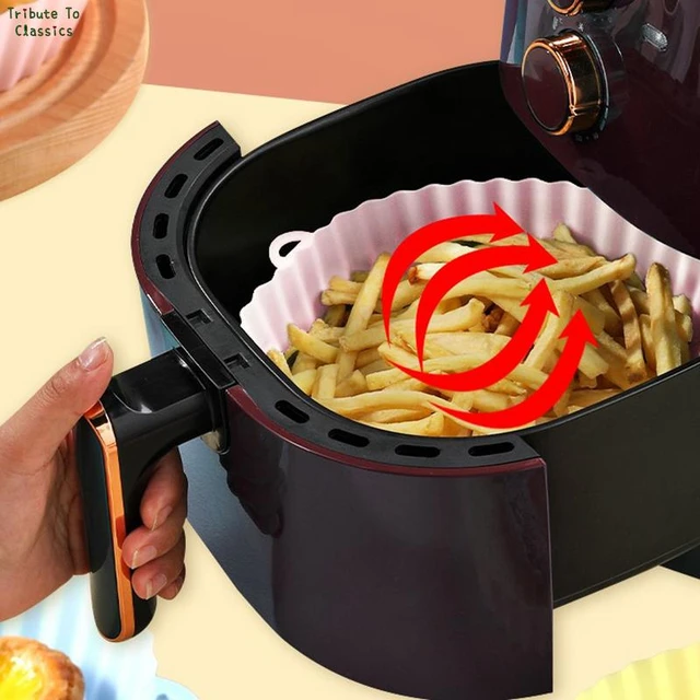 Silicone Baking Air Fryer Accessories  Air Fryer Silicone Baking Tray - Air  Fryer - Aliexpress