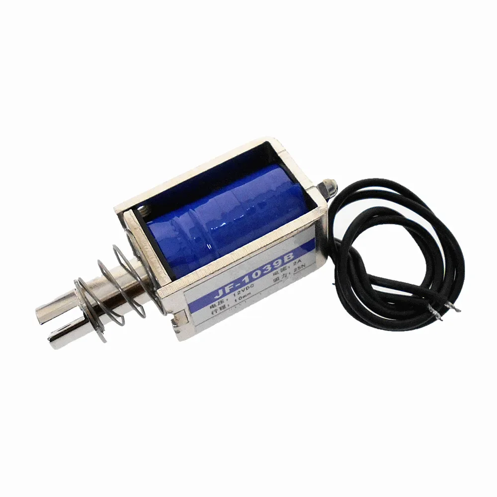 

JF-1039B Push-pull frame type DC electromagnet DC12V24V Suction 25N