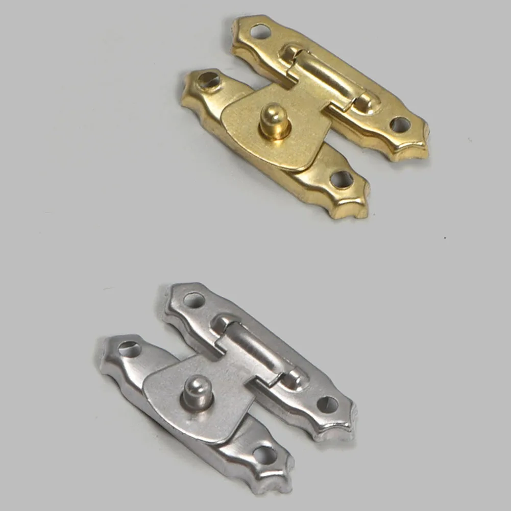 Antique Bronze Hasp furniture hardware jewelry box hasps decorative latches 10PCS Jewellery Box Suitcase Latch Lock Clasp Wooden Box Latch Buckle Decorative Hardware Accessories