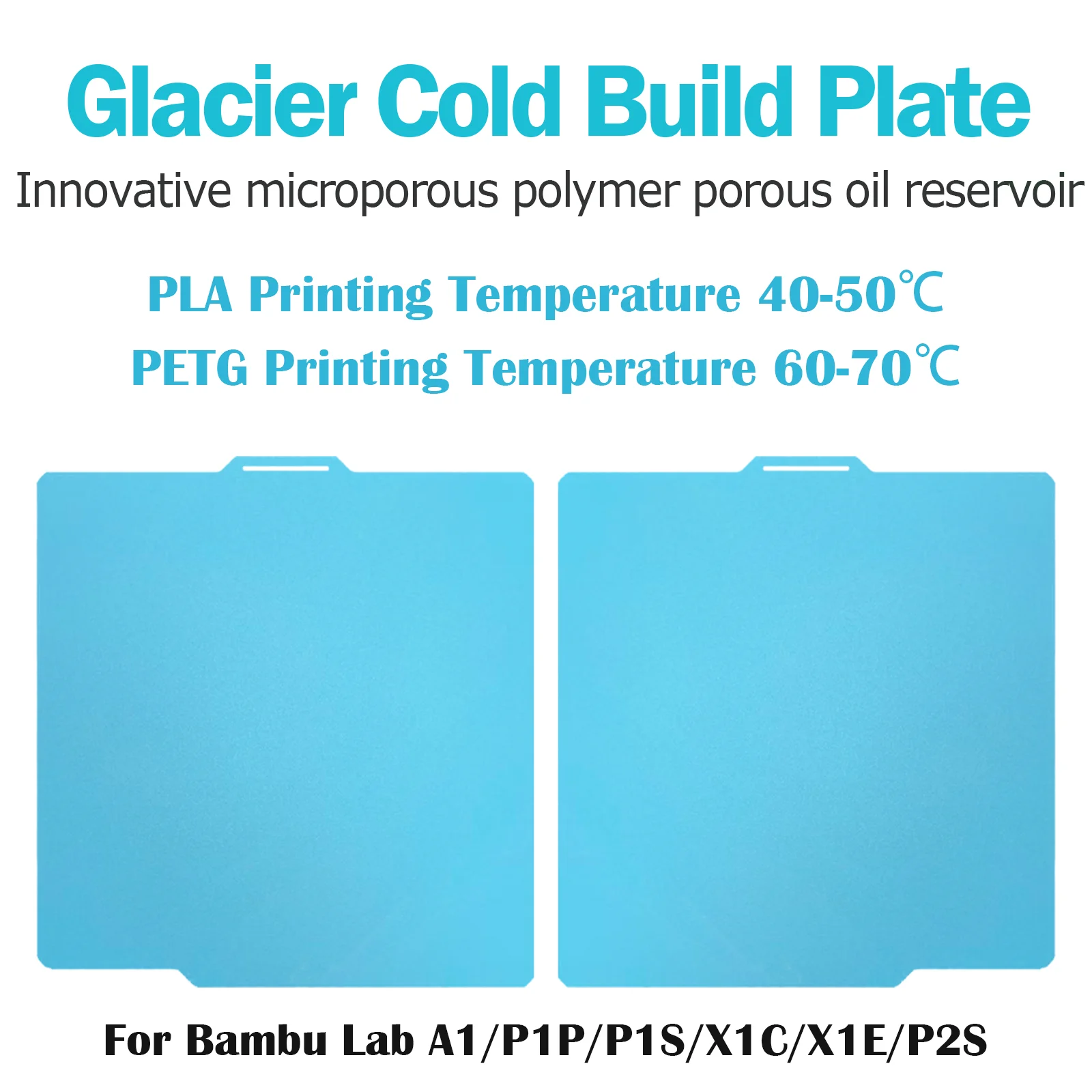 Bambu Lab Textured PEI Build Plate - 257x257mm Spring Steel