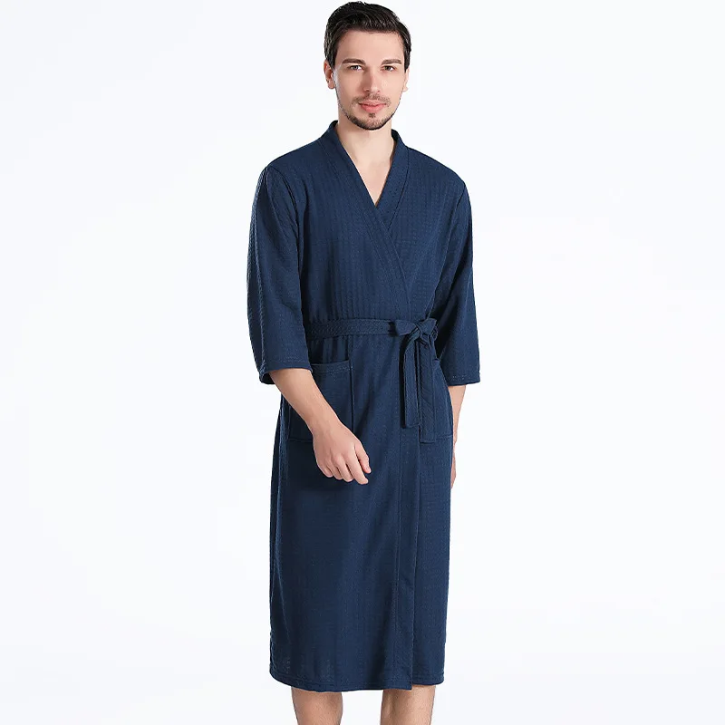 American Soft Linen Warm Fleece Bathrobe, Mens And Womens Adult Robes For  Your Bathroom, Shawl Collar Robes, Xlarge, Navy Blue : Target