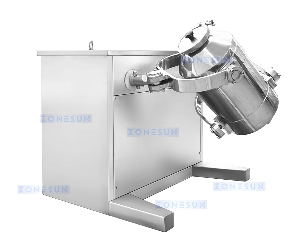 ZONESUN 3D Mixers Dry Powder Mixing Machine ZS-SBH10