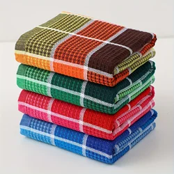 Vibrant Multi - Color Durable and Highly Absorbent Cleaning Cloth Set - 8Pcs (Mixed Colors)