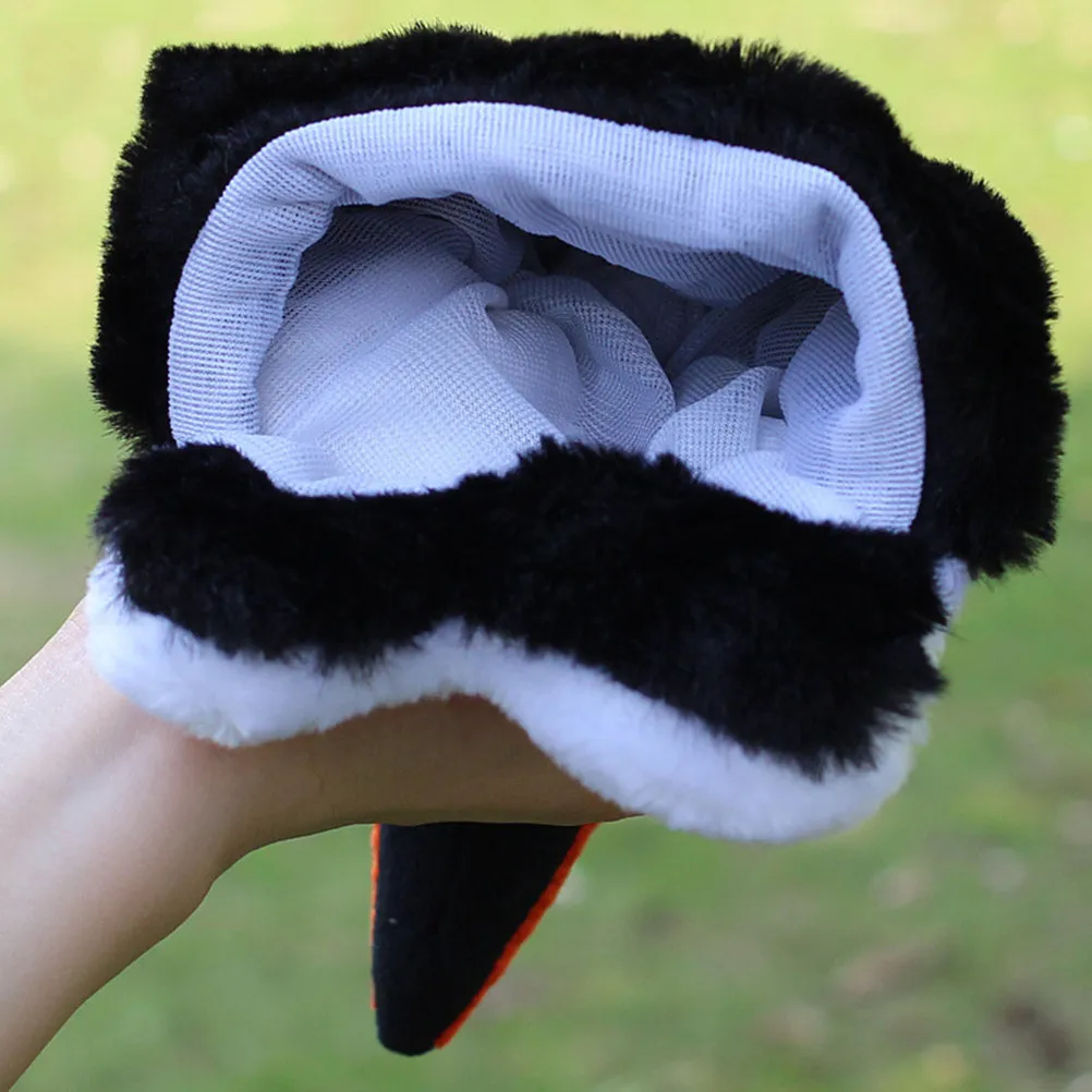 1Pcs 소프트 터치 펭귄 손 인형 요정 연극 어린이집 일요일 학교 활동에 이상적 미세 운동 능력 개발