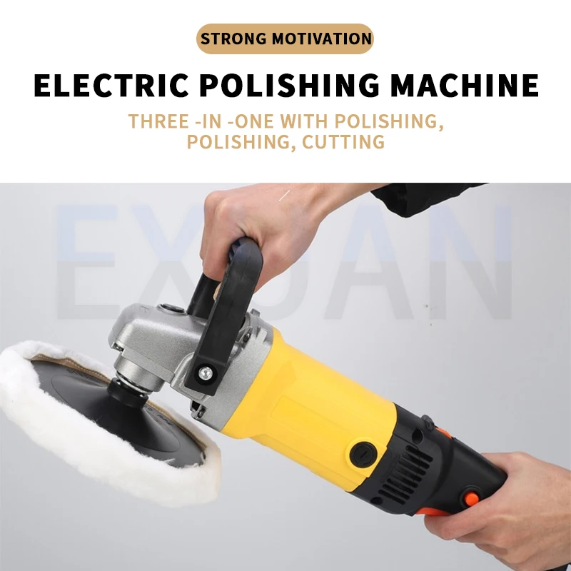 Automobile Waxing Machine Car Beauty Polishing Machine Portable Waxing Marble Tile Polishing Ground Polisher 12V