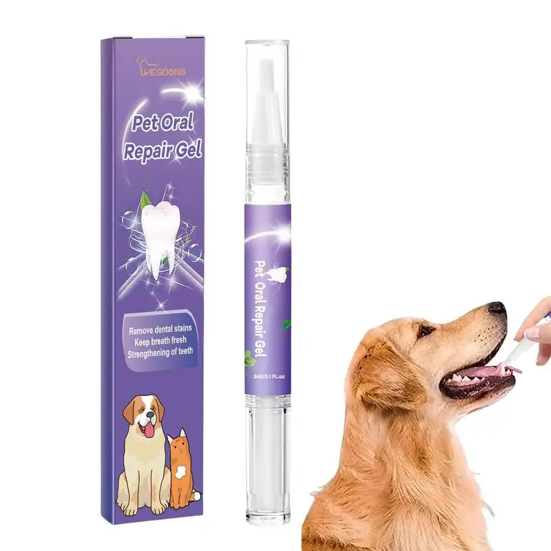 

Pet Teeth Cleaning Gel Sparkling Smile Dogs Teeth Cleaning Whitening Breath Freshener Supplies for Puppies and Dogs Cats