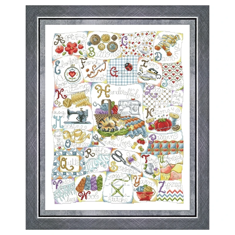 Howie's Needlepoint Kit - 18CT Printed Canvas, Witch Hat Pattern (4x4 Inch)
