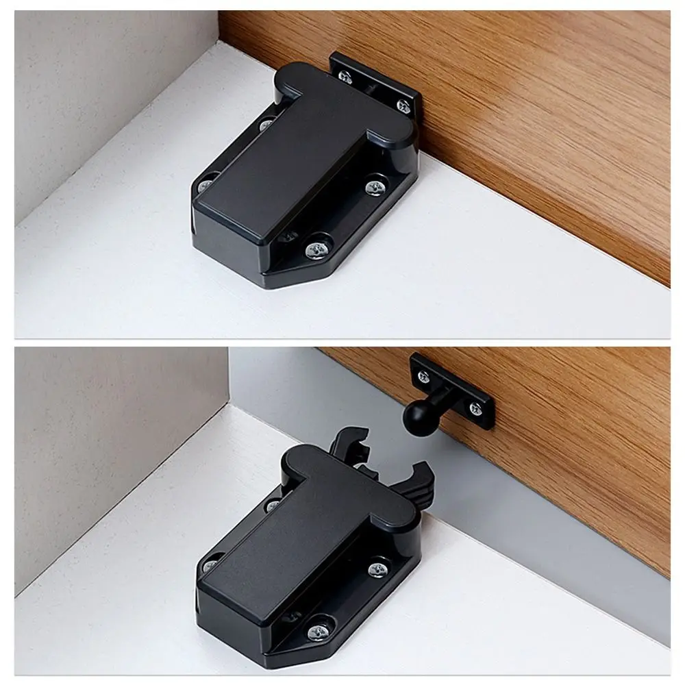Description Picture 4 of itemCabinet Pulls Catches Door Bouncer Kitchen Accessories Furniture Hardware Cabinet Catches Panel Opener Closer Push To Open