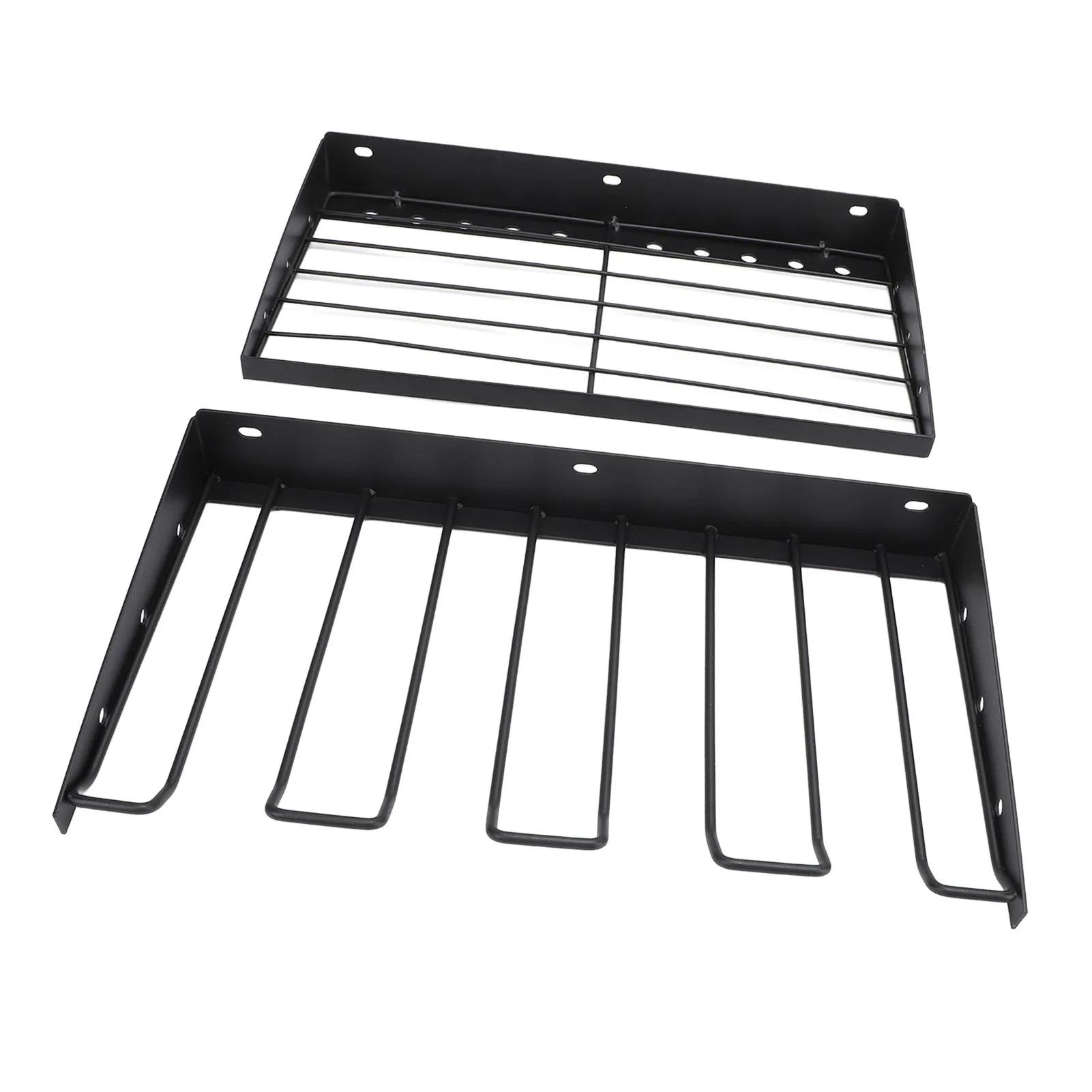 Power Tool Organizer with Drill Holder Wall Mount Strong Load Bearing Iron Space Saving Power Tool Storage Rack for Garage 3