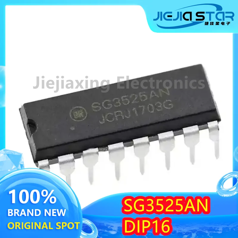 

Original Controller Chip Accessories, IC Electronics, SG3525ANG, SG3525AN, SG3525, 100% Brand New, DIP16, 5 Pcs