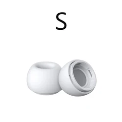 Premium Silicone Eartips with Pressure Relief Hole for Enhanced Comfort and Sound Quality (S)