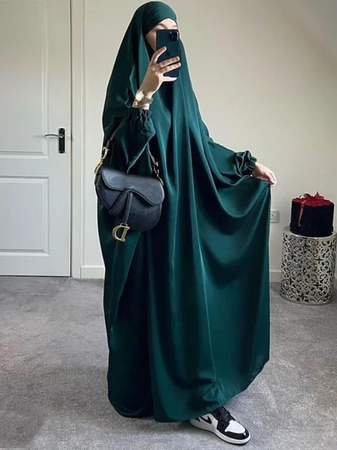 Vestidos Jilbab - Abayas para mujer musulmana con Niqab - Ropa de oración -  Burka - Hiyabs - Khimar - Vestido islámico