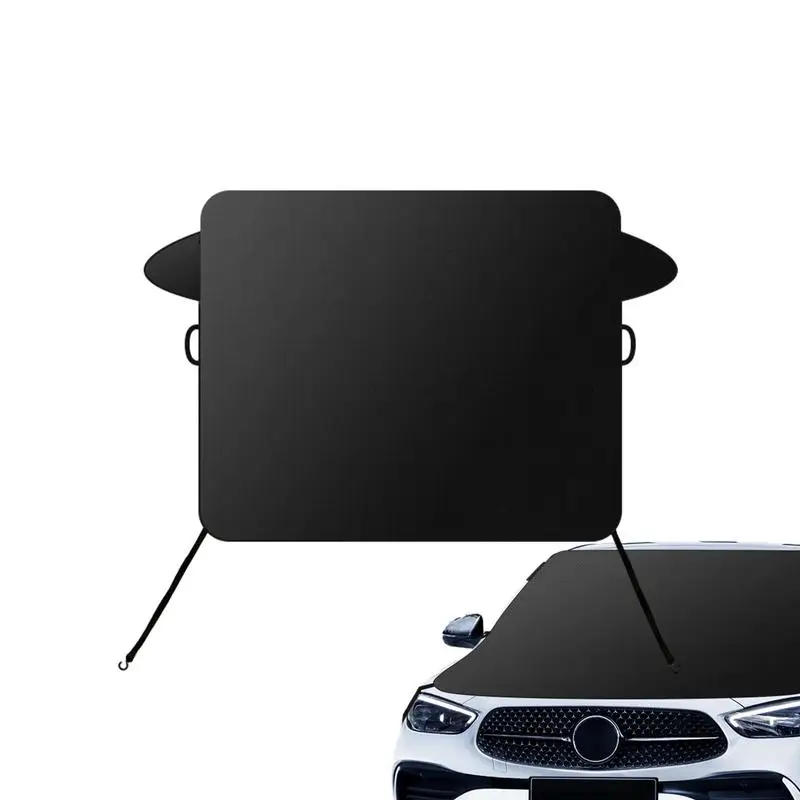 

Snow Cover 4 Elastic Straps Automotive Windshield Snow Covers Adjustable Frost Guard All Seasons Car Accessories For Car SUV