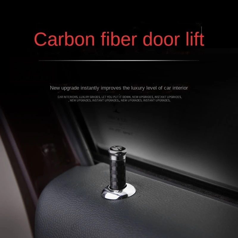 

Автомобильная универсальная специальная дверная ручка из углеродного волокна, дверная ручка из углеродного волокна со стандартным британским флагом, модифицированный Внутренний замок