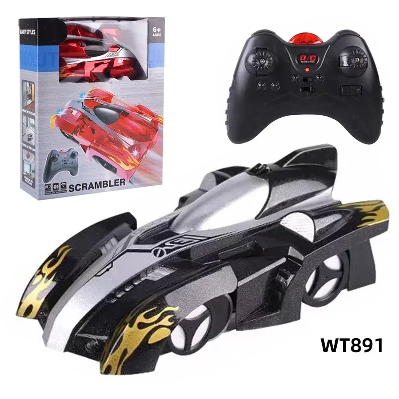 New RC Wall Climbing Car Toys Remote Control Car Drift Flashing Race Toys Anti Gravity Car For Kid Mini Stunt RC Toy Gifts 4