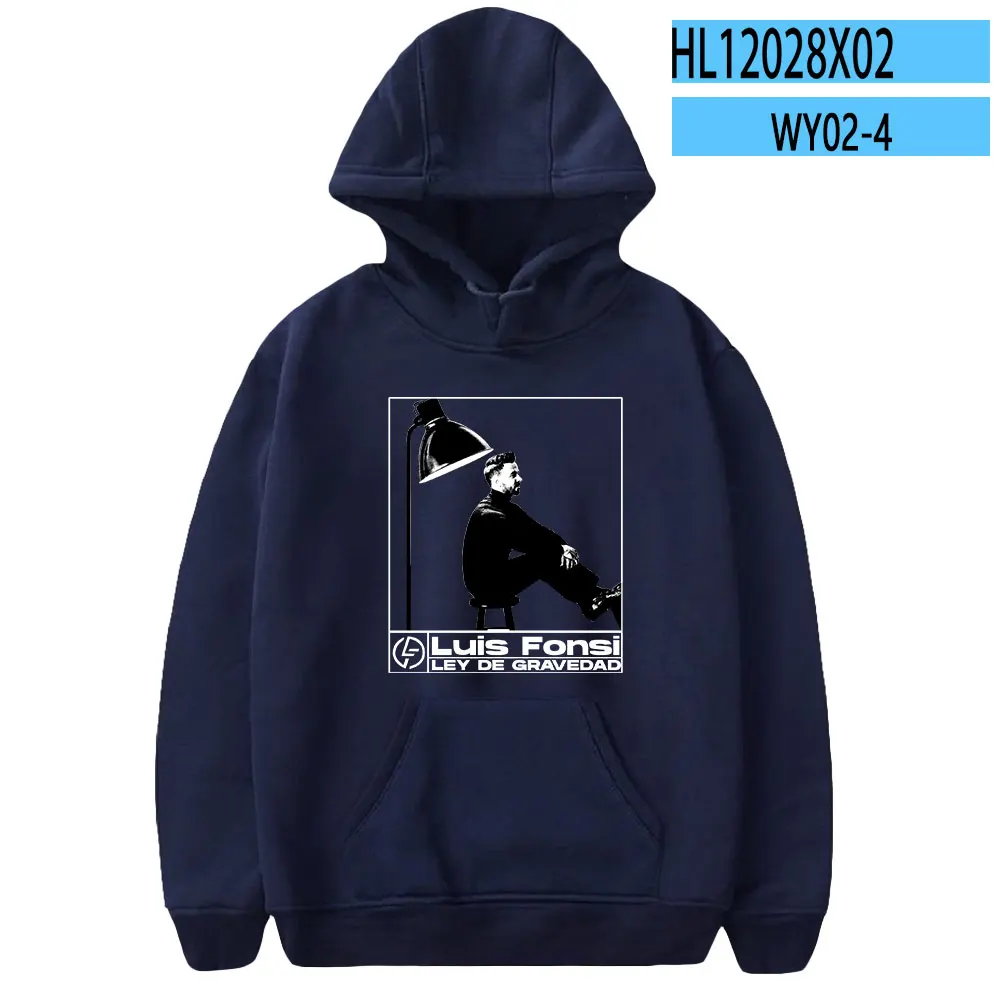 thumbnail image 1 of Sudadera con capucha de Luis Fonsi Merch Sudadera con capucha para hombres y mujeres Sudadera con capucha de manga larga de cantante de moda de estilo callejero, 1 of 5