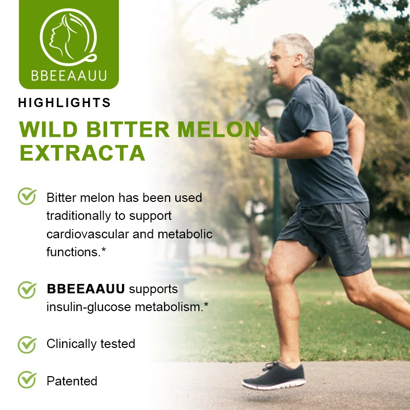 Bittermelon-Extrakt Weichkapseln | Unterstützung des Blutzuckerspiegels, Diabetes & Herzgesundheit | Pflanzen-Insulin
