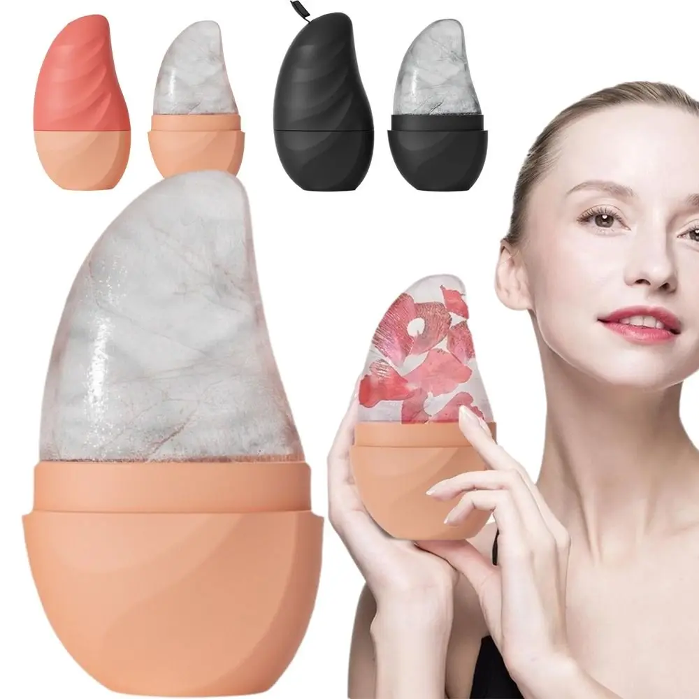 Silicone Ice Face Roller Reusable Beauty Skin Care Tools Ice Roller for Face Leak-Proof Face Lifting Ice Mold