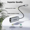 WAVLINK USB C to Ethernet Adapter 2.5G/5Gbps Driver-free RJ45 Gigabit Ethernet for Windows 10/11 Mac OS 11 Later Linux and More 2