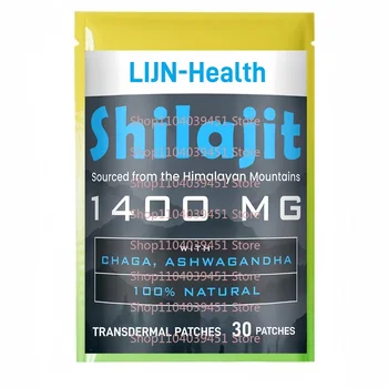 30 cerotti Shilajit Cerotti transdermici con acido fulvico, Shilajit per uomini e donne, energia e supporto immunitario