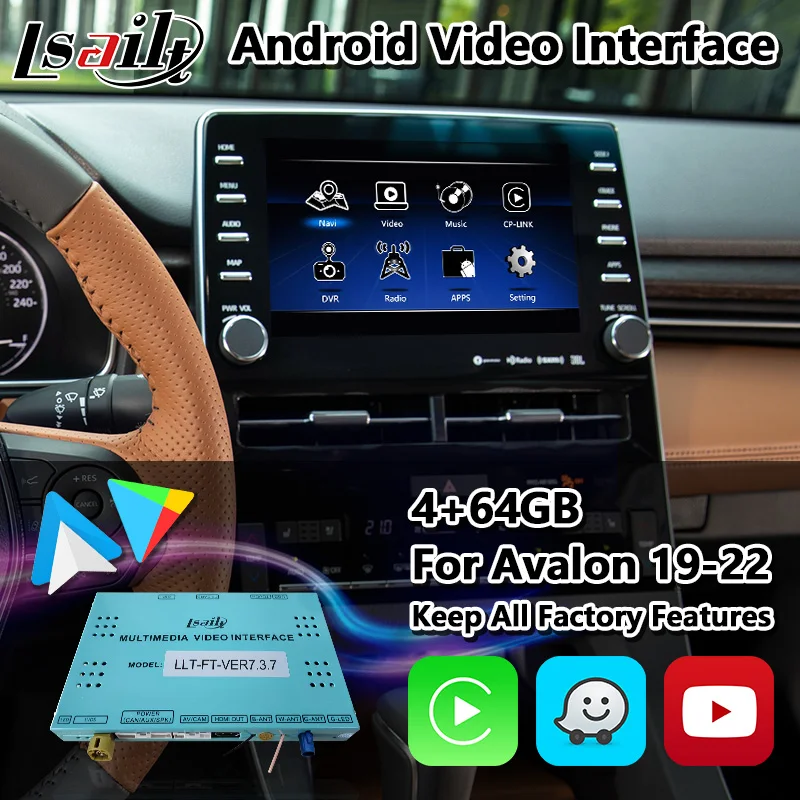 

Android Multimedia Video Interface Box for Toyota Avalon 2019-2022 by Lsailt