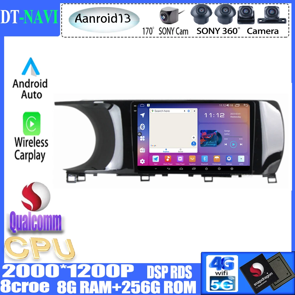 

Android13 screen For Kia K5 3 III 2020 - 2021 Car Radio Multimedia Video Player Navigation GPS Carplay 4G WIFI BT No 2din dvd