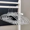 Acrylic Clothes Hangers,Household Non-slip and Non-Marking Drying Rack for Shirts Camisole,Invisible Space Saving Hanger,5 Pack 2