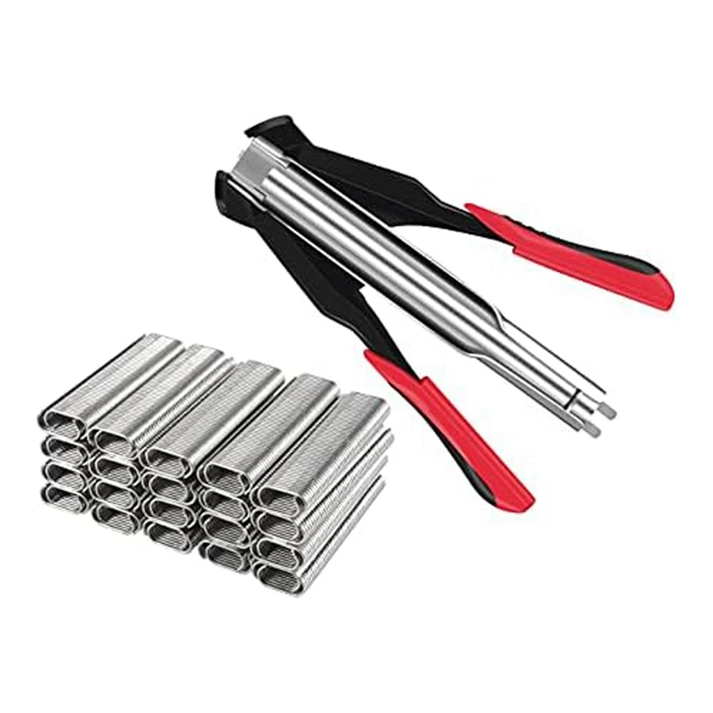 

Pig Pen Clamp Kit Fencing Manual Clamp Nailer With 2500 Pieces C7 Pig Pen C Clamp For Animal Wire Fence Bird Cage Durable