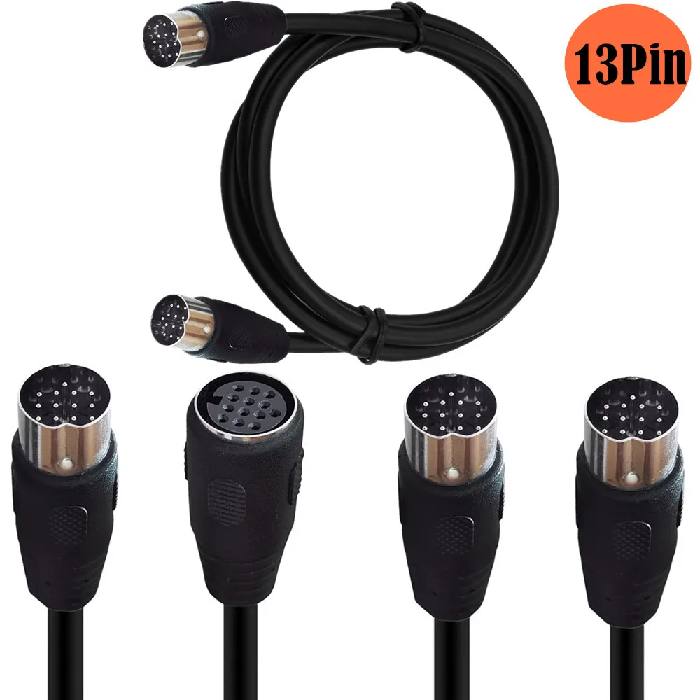 DIN13P cable Male to Female 13-Pin Extended Cable, large 13P cable beauty equipment line stage atomizer cable