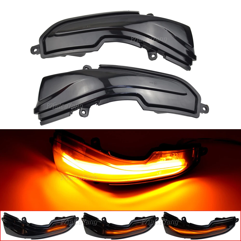 2pcs Dynamic Turn Signal Led Side Mirror Indicator Blinker Sequential