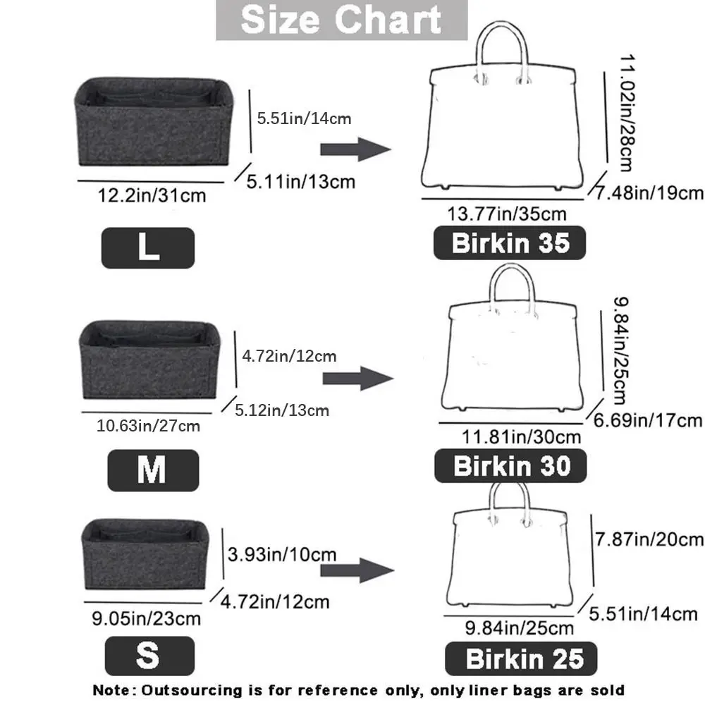Enhanced Felt Handbag Organizer with Multi-Pocket Design
