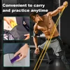 5~120lbs Fitness Resistance Band Boxing Agility Training Workout Gym Equipment Yoga Pilates Accessories Rubber Band Home Gym 6