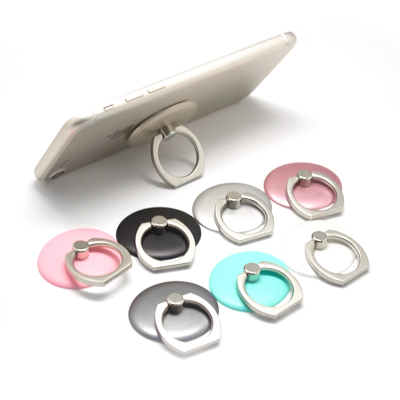 Za04 round Ring Mobile Phone Holder Mobile Phone Fastened Ring Back Sticker IRing Metal Lazy Bracket Handset Ring Bracket mobile phone stand