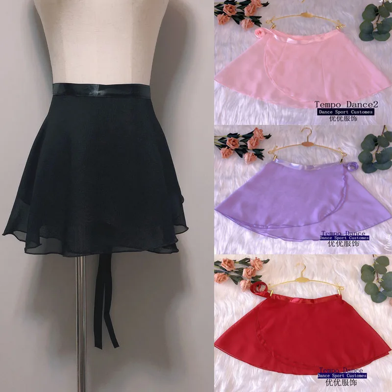 Ballet Dance Skirt Adult Children Chiffon Pure Color Floral Print Practice Leotard Dance Dress Women Ballet Dancing Dress ballet leotard dance leotard ballet dress ballet skirts girls dance costumes