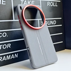 Fashion PU Leather Protective Back Cover Case - Premium Design for Vivo X300 (GRAY)