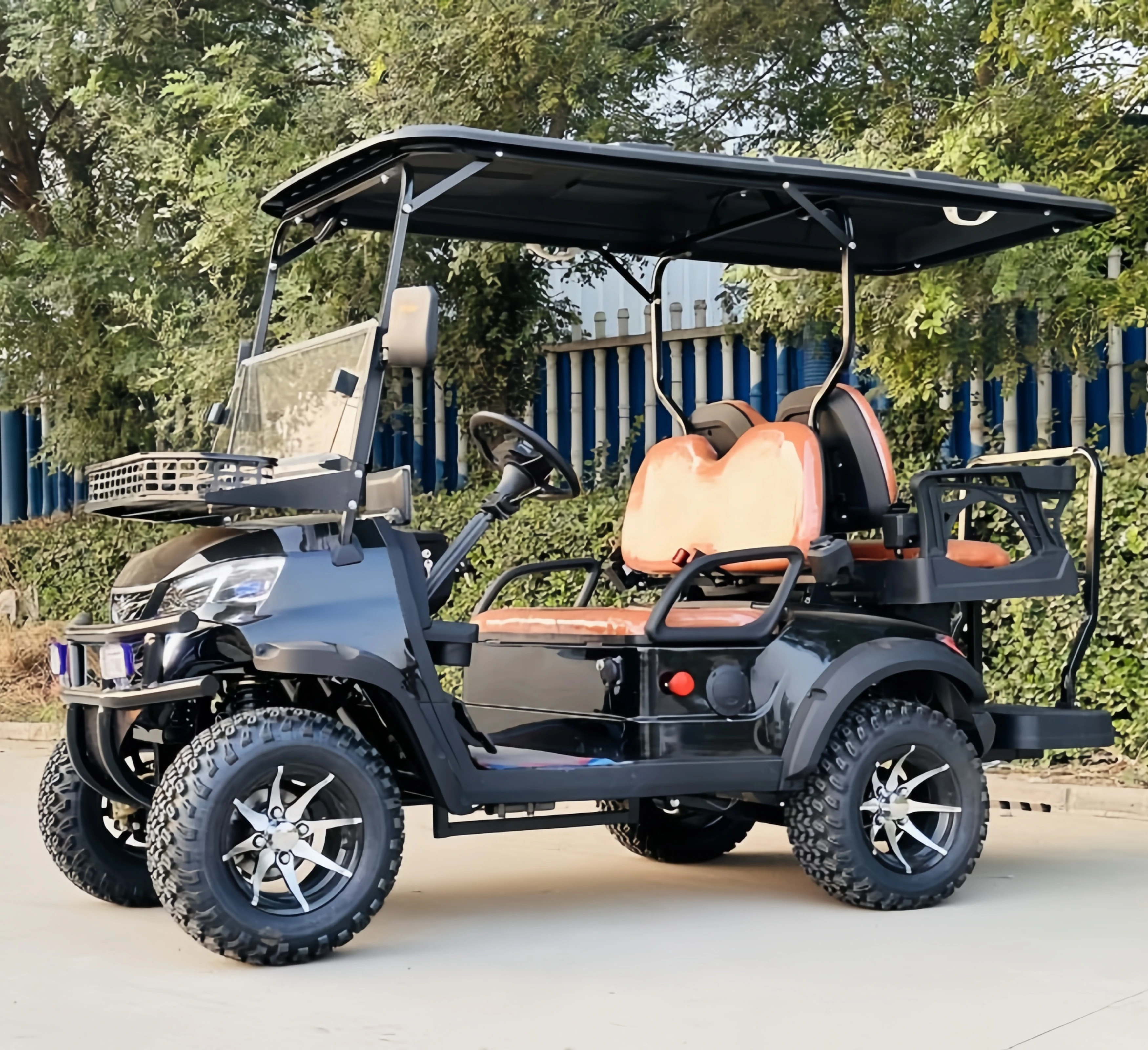 New Designed Short Waiting Time Factory Direct Fashion 6 Seat Cheap Electric Golf Car New energy vehicle off-road vehicle