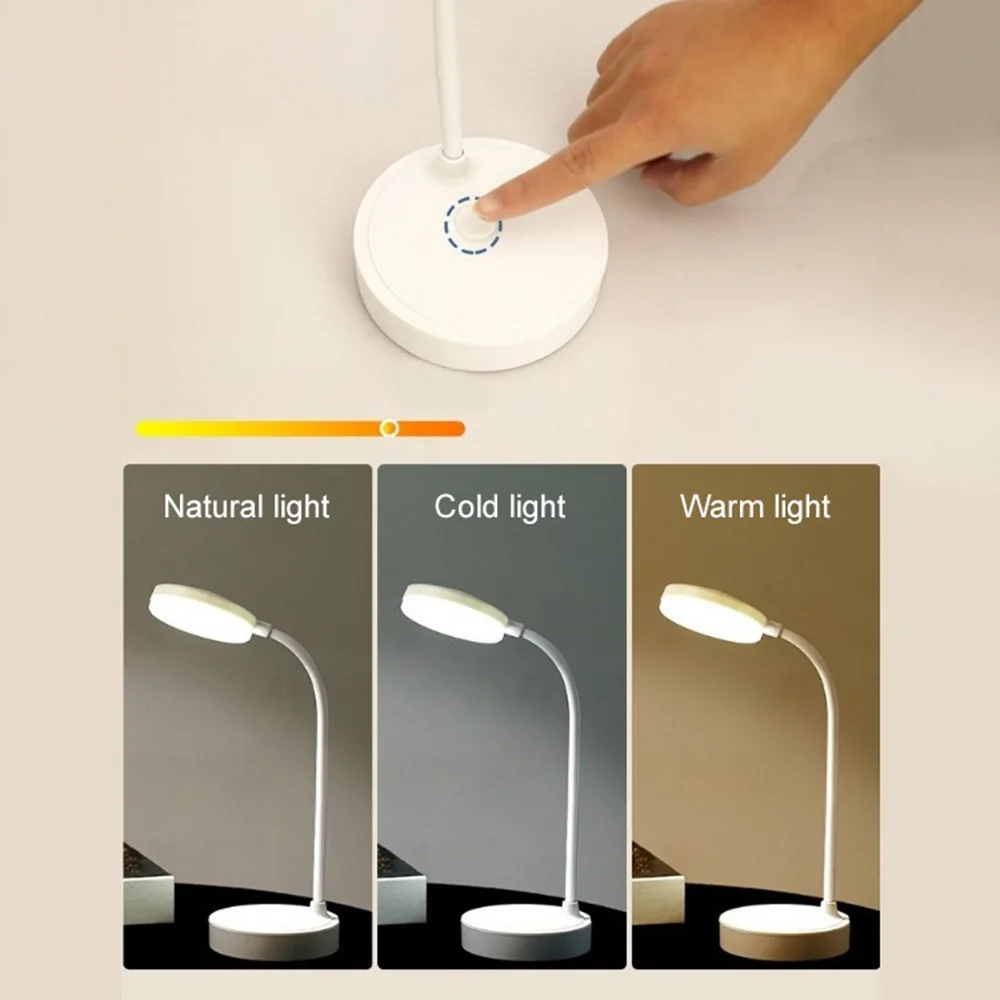 Lampada Da Lettura Ricaricabile USB - LED Per Studio E Lavoro - Foto 8