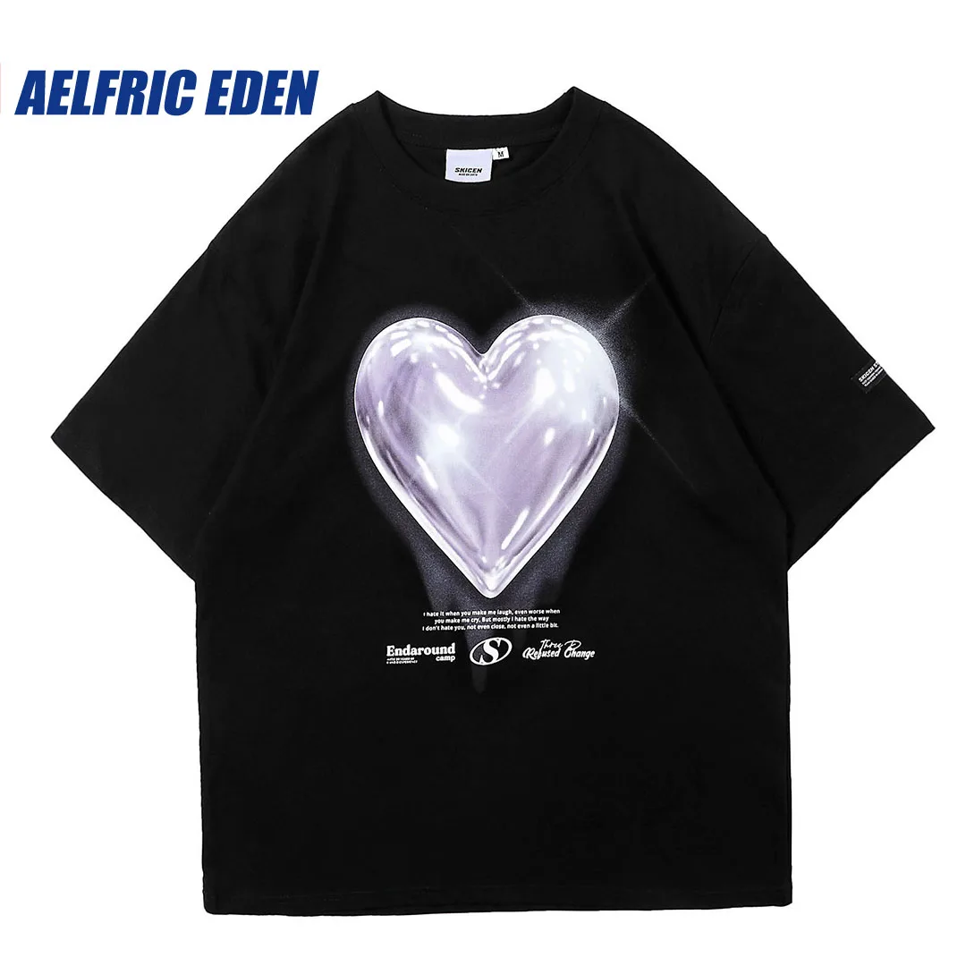 Aelfric Eden Love Balloon Graphic Tee Mens T-shirts Hip Hop