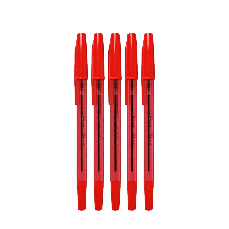 5/10 piezas de bolígrafos de punta de bola de 0,7 mm, bolígrafos de punta de bola de plástico azul y negro, regalo para estudiantes, material escolar y de oficina, escritura suave y duradera
