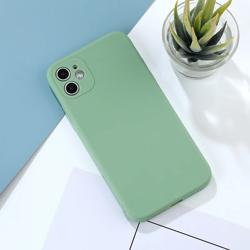 Silicone Candy Protective Phone Case with New Lens Design