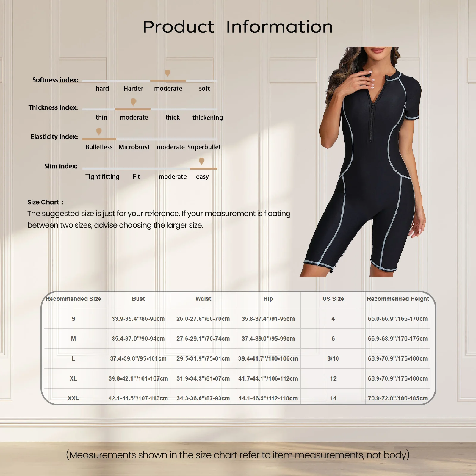 Women One-piece Boyleg Athletic Swimsuit Short Sleeve Color Contrast Padded Front Zipper Swimwear Beach Surfing Suit Rash Guard