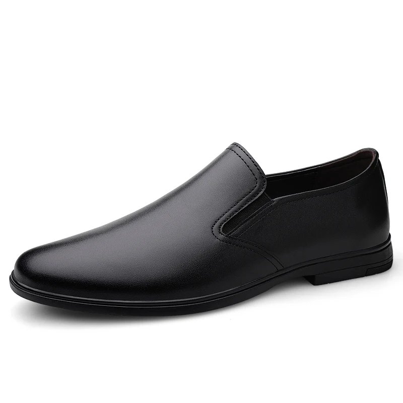 High Quality Brand Men's Genuine Leather Shoes High-end Banquet Dress Shoes Lightweight Comfortable Men's Business Casual