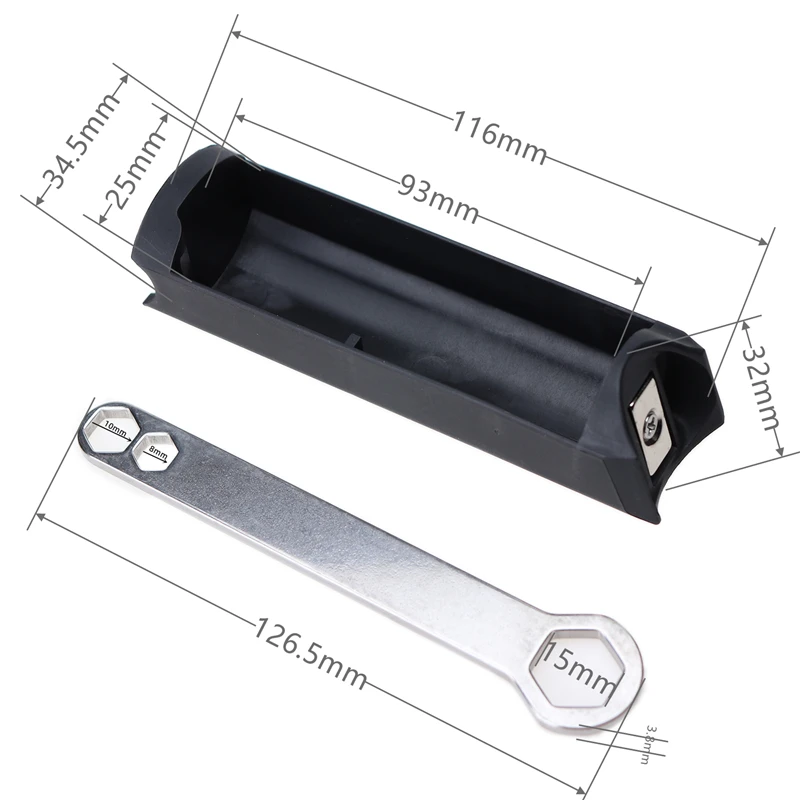 Hidden Tool Box for Brompton accessories magnet Frame Inner