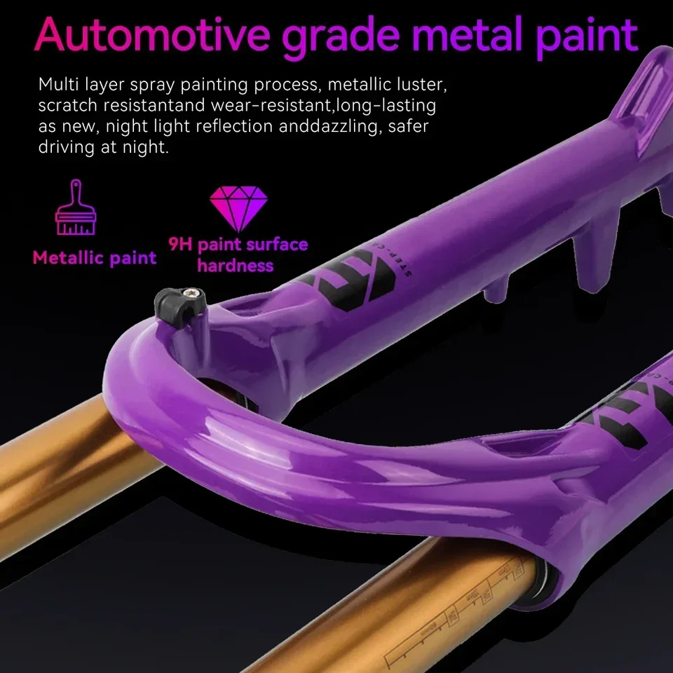 TANKE MTB Bike Fork 36mm Tube Mountain Bike Suspension Air