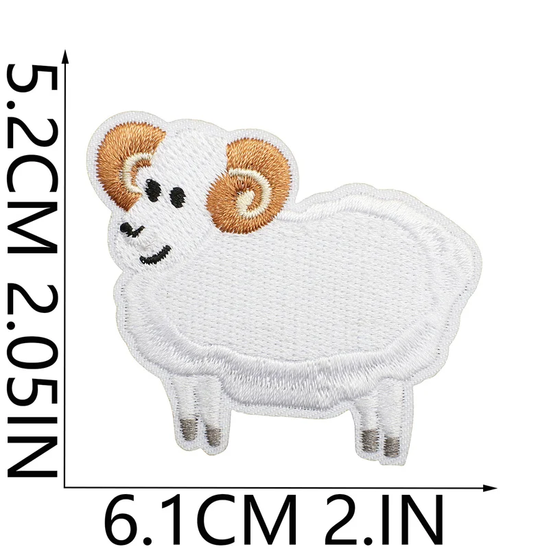 1 шт. Тварини Праска на латках Наклейка на одяг Емблема Тканинна аплікація для швейних аксесуарів