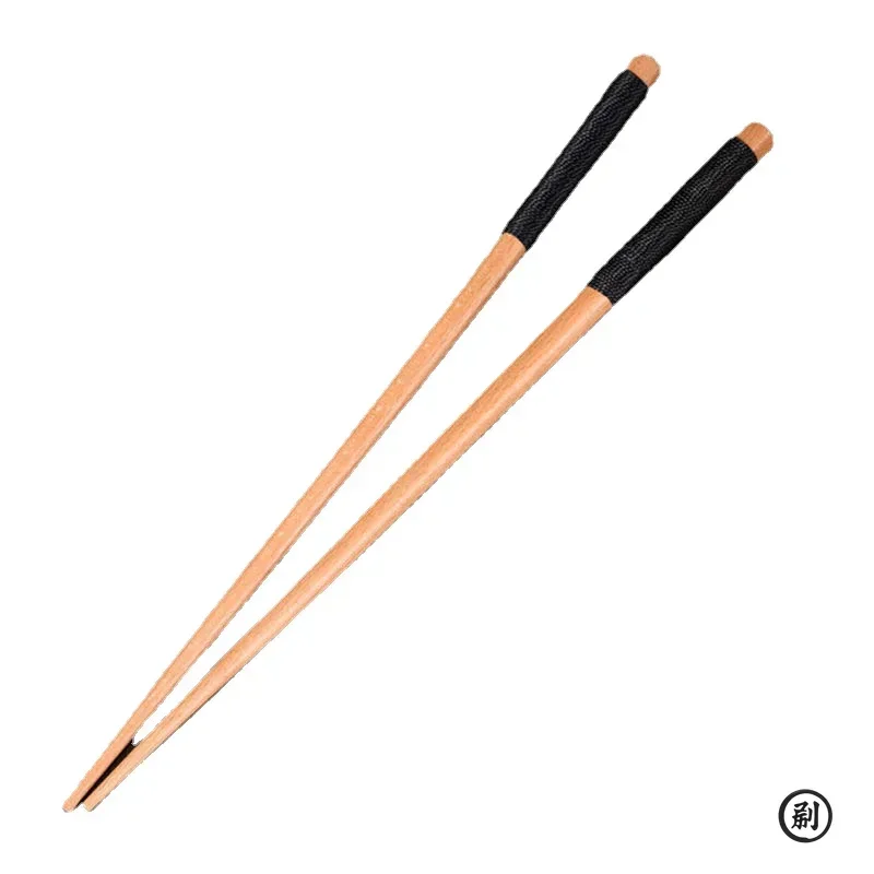 Handmade Japanese Natural Chestnut Wood Sushi Chopsticks Set Value Gift Sushi Chinese food Tie line sushi chopsticks