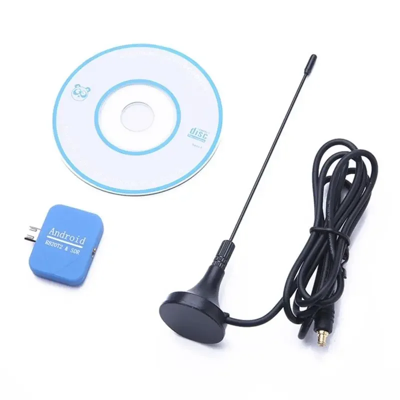 Miceo USB HD R820T2 + SDR Tiny RTL-SDR & ADS-B Receiver With Aerial Dongle Digital TV Tuner Adapter for Android Smartphone set usb 2 0 dvb t fm dab sdr rtl2832u r820t2 rtl sdr dongle stick digital tv scanner tuner receiver ir remote with antenna