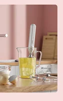 1 PC Mousseur à lait électrique portatif, batteur à œufs, mélangeur pour café, lait et boissons, mousseur pour œufs, outil de cuisine domestique 5